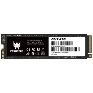 Acer Predator GM7 - 4 TB SSD, M.2 PCIe 4.0 X4, M.2-2280