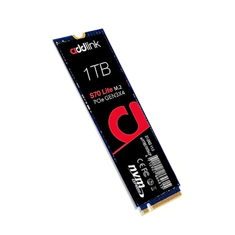 Addlink S70 - 1 TB SSD, M.2 PCIe 3.0 X4, M.2-2280 - Featured Image