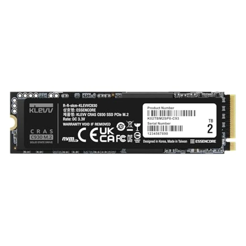 Klevv CRAS C930 - 2 TB SSD, M.2 PCIe 4.0 X4, M.2-2280 - Featured Image