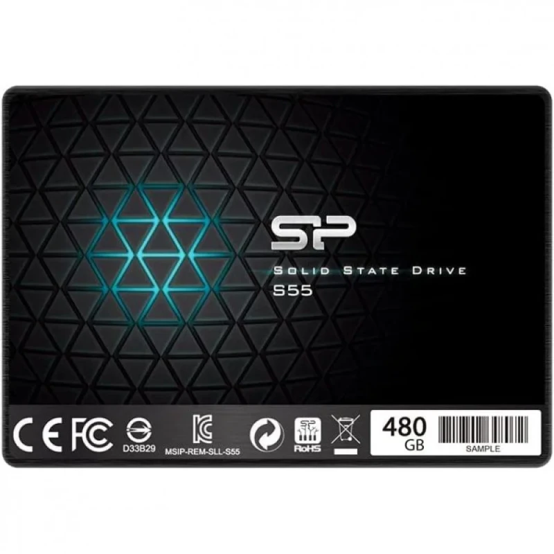 Silicon Power Silm S55 - 480 GB SSD, SATA 6.0 Gb/s, 2.5" - Featured Image