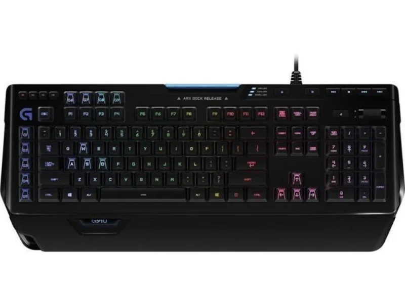 Logitech G910 Orion Spectrum RGB - Gaming Wired Keyboard, Romer-G Tactile Switches, RGB Backlit, Black Color - Featured Image