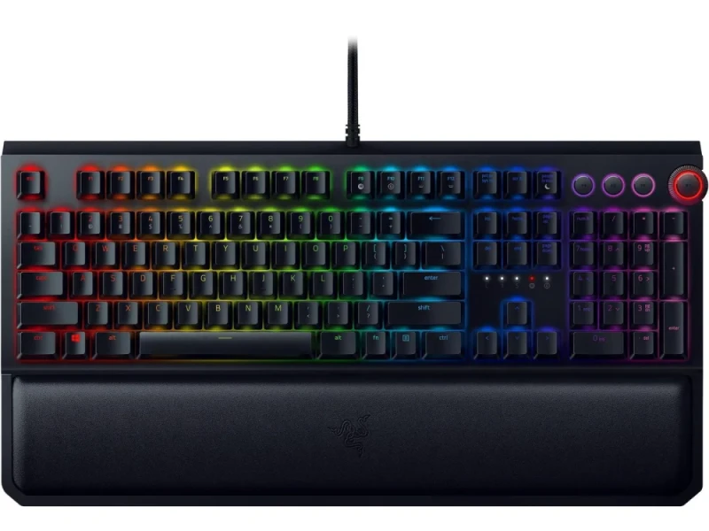 Razer BlackWidow Elite - Gaming Wired Keyboard, Razer Green Switches, RGB Backlit, Black Color - Featured Image
