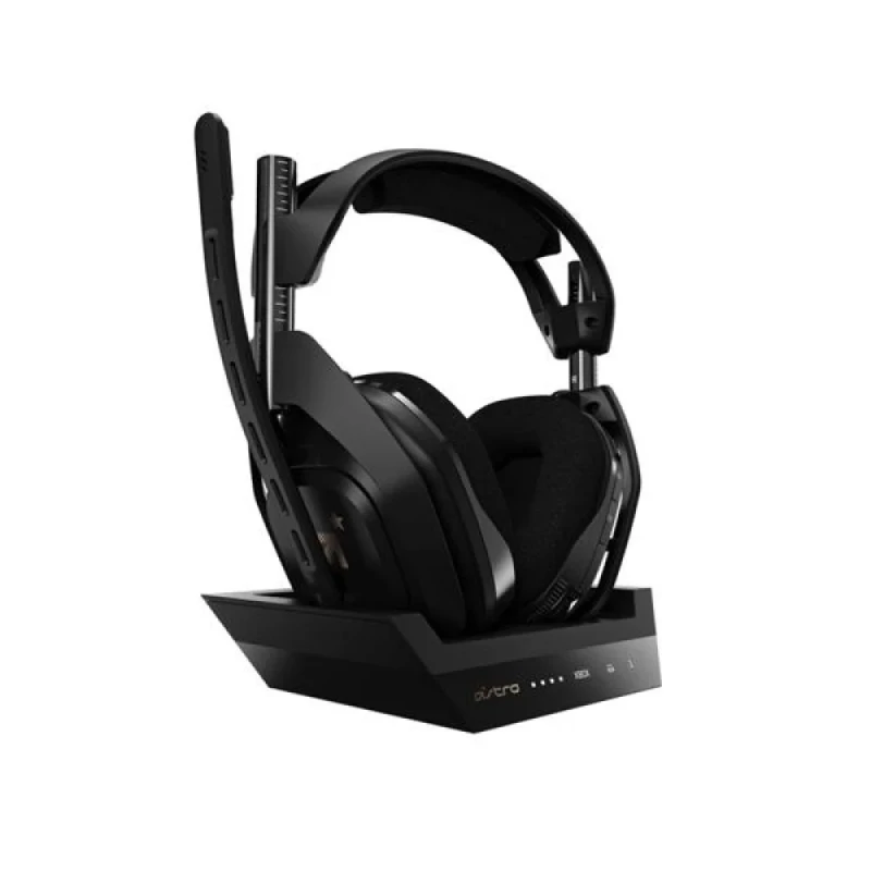 Logitech ASTRO A50 + Base Station - Gaming headset, Wireless, Microphone, 20Hz-20kHz, Black / Gold Color - Featured Image