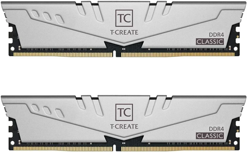 TEAMGROUP T-Create Classic 64 GB - 2 x 32GB, DDR4 288-pin DIMM, 3200MT/s, CL22, Silver color - Featured Image
