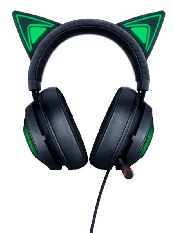 Razer Kraken Kitty - Gaming headset, Microphone, 20Hz-20kHz, Black / Green Color - Featured Image