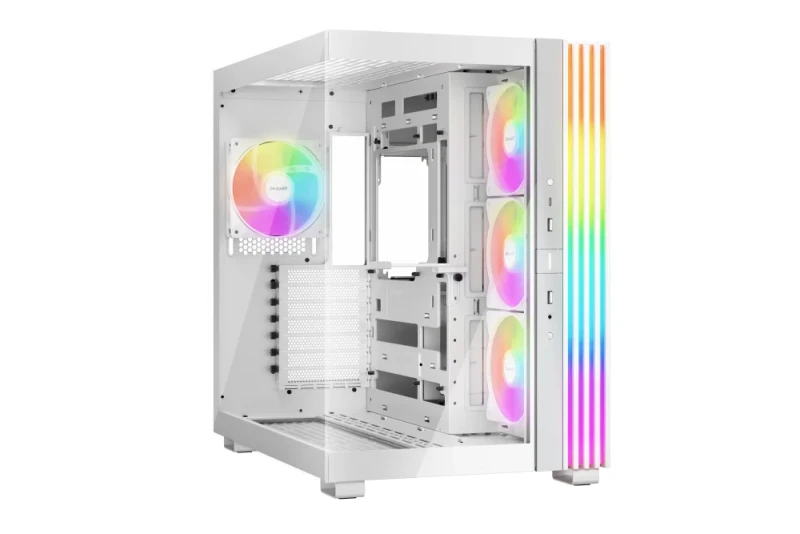 be quiet! Light Base 600 LX Mid Tower PC Case - White, ATX/Micro-ATX Support, 360mm GPU Clearance, 360mm Radiator Support, 3x120mm Fans Included, Tempered Glass Side Panel, High Airflow Design, USB 3.0 Front I/O - Featured Image