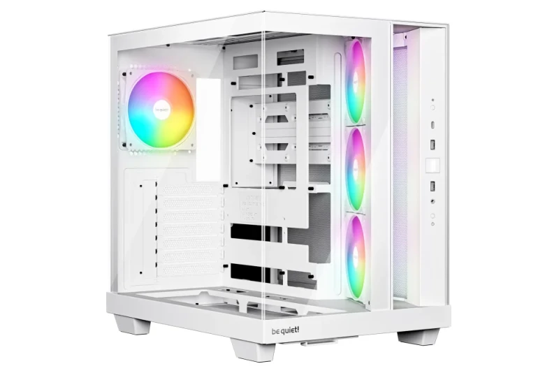 be quiet! Light Base 500 LX Mid Tower PC Case - White, ATX/Micro-ATX Support, 350mm GPU Clearance, 360mm Radiator Support, 2x120mm Fans Included, Tempered Glass Side Panel, High Airflow Design, USB 3.0 Front I/O - Featured Image