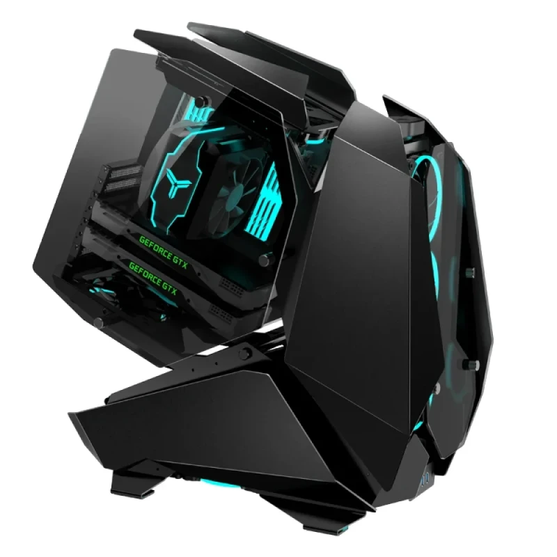 Jonsbo MOD5 Black Big-Tower Showcase PC Case – Tempered Glass & Aluminium Frame, E-ATX/ATX/mATX/ITX Support, 400mm GPU Clearance, 180mm CPU Cooler, 360mm Radiator Support, USB-C + 2x USB 3.0 Open-Frame Premium Gaming Case - Featured Image