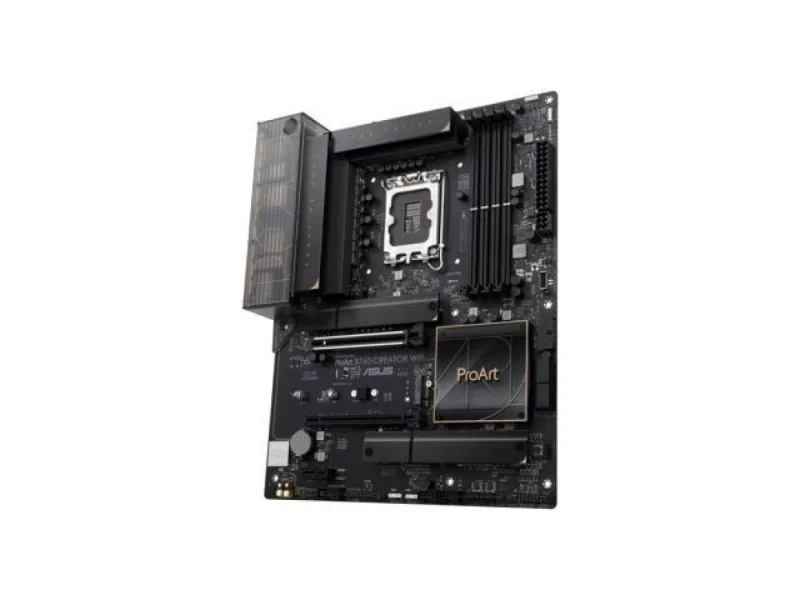 ASUS ProArt B760-Creator WiFi ATX LGA1700 Motherboard - Intel B760, DDR5 192GB, PCIe 5.0 x16, 3x M.2 NVMe (PCIe 4.0/3.0), Dual LAN 2.5Gb + 1Gb, Wi-Fi 6 + Bluetooth 5.2, USB 3.2 Gen 2x2 Type-C, HDMI + DisplayPort, Creator ATX Motherboard - Featured Image