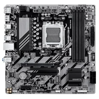 Gigabyte B840M D3HP Micro-ATX AM5 Motherboard - AMD B840 Chipset, DDR5 8200+ (OC), 4x DDR5 DIMM, 2x M.2 PCIe 4.0, PCIe 4.0 x16, HDMI + 2x DisplayPort, USB 3.2 Gen 2 + Type-C, Gigabit LAN, mATX Ryzen 9000/8000/7000 Motherboard
