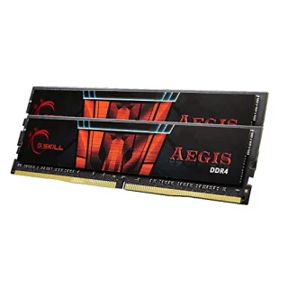 G.Skill Aegis 16 GB - 2 x 8GB, DDR4 288-pin DIMM, 2133MT/s, CL15, Black / Red color