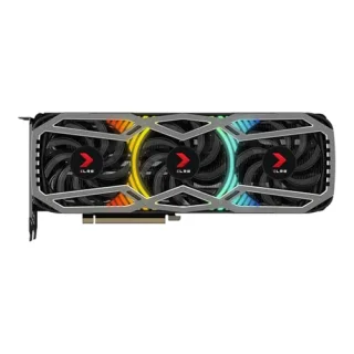 PNY XLR8 Gaming REVEL EPIC-X RGB GeForce RTX 3080 12GB LHR Graphics Card – 12GB GDDR6X, 384-bit, 1710MHz Boost Clock, PCIe 4.0, Triple-Fan RGB Cooling, 3x DisplayPort 1.4a + HDMI 2.1, 294mm, 750W Minimum PSU