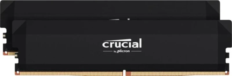 Crucial Pro Overclocking 32 GB - 2 x 16GB, DDR5 288-pin DIMM, 6000MT/s, CL36, Black color - Featured Image