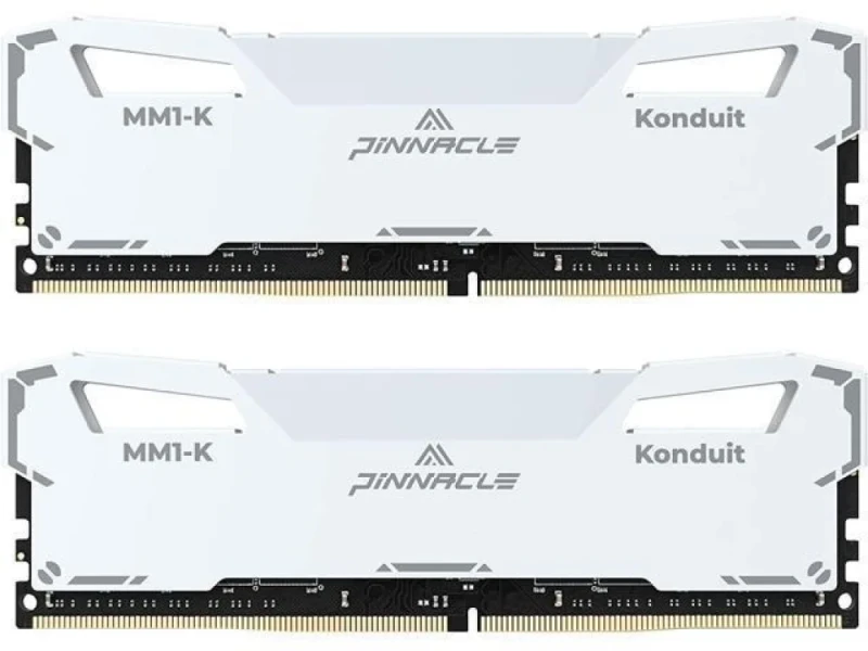 Timetec PINNACLE Konduit 16 GB - 2 x 8GB, DDR4 288-pin DIMM, 3200MT/s, CL16, White color - Featured Image