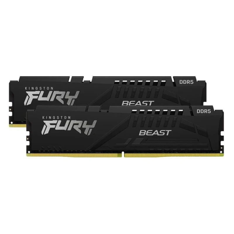 Kingston FURY Beast 32 GB - 2 x 16GB, DDR5 288-pin DIMM, 6000MT/s, CL36, Black color - Featured Image