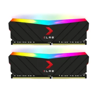 PNY XLR8 Gaming EPIC-X RGB 16 GB - 2 x 8GB, DDR4 288-pin DIMM, 3200MT/s, CL16, Black color