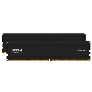 Crucial Pro 48 GB - 2 x 24GB, DDR5 288-pin DIMM, 6000MT/s, CL48, Black color