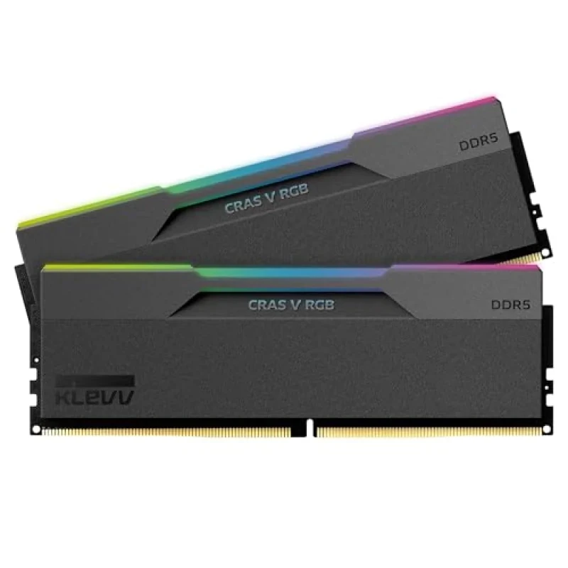 Klevv CRAS V RGB 32 GB - 2 x 16GB, DDR5 288-pin DIMM, 6000MT/s, CL30, Black color - Featured Image