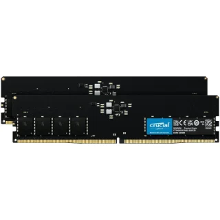 Crucial CT2K16G56C46U5 32 GB - 2 x 16GB, DDR5 288-pin DIMM, 5600MT/s, CL46, Black color