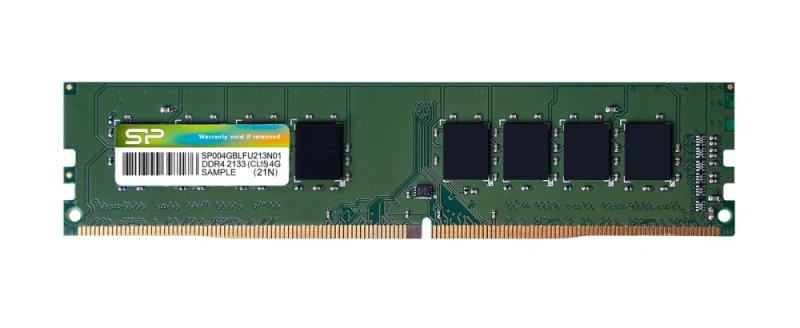 Silicon Power SP004GBLFU240N02 4 GB - 1 x 4GB, DDR4 288-pin DIMM, 2400MT/s, CL17 - Featured Image