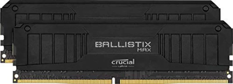 Crucial Ballistix MAX 16 GB - 2 x 8GB, DDR4 288-pin DIMM, 5100MT/s, CL19, Black color - Featured Image