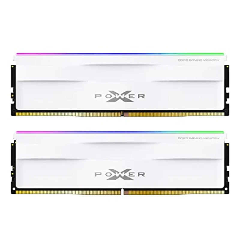 Silicon Power XPOWER Zenith RGB Gaming 32 GB - 2 x 16GB, DDR5 288-pin DIMM, 6000MT/s, CL30, White color - Featured Image