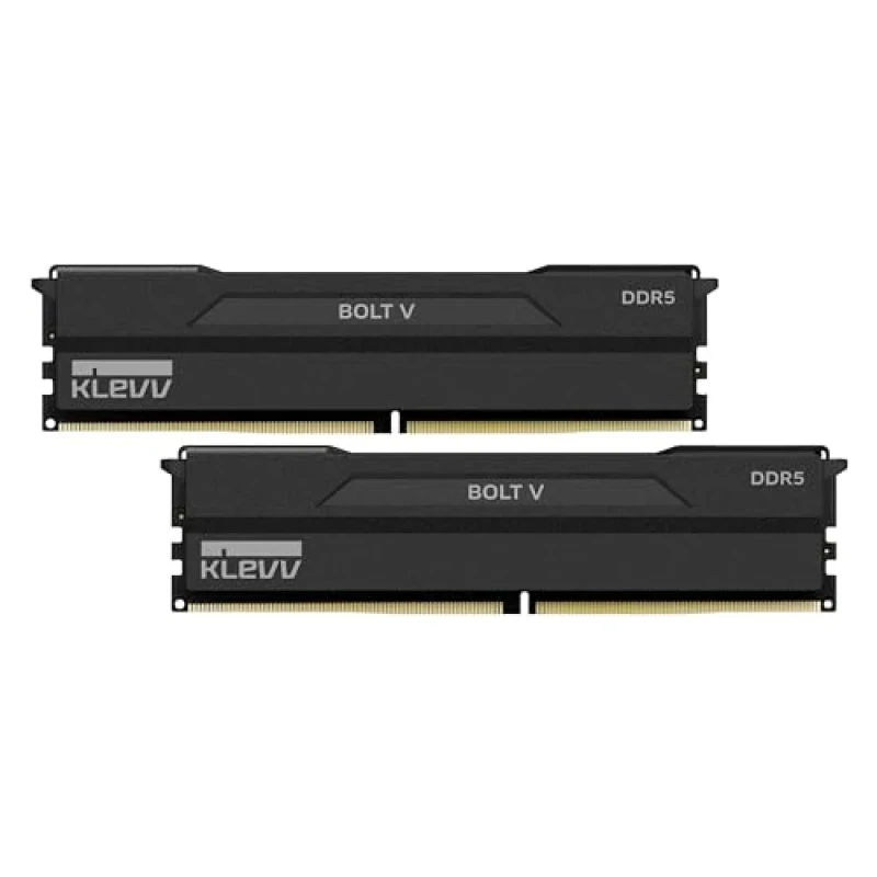 Klevv BOLT V 32 GB - 2 x 16GB, DDR5 288-pin DIMM, 6000MT/s, CL30, Black color - Featured Image