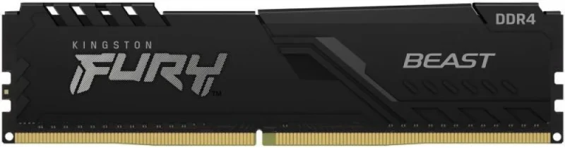 Kingston FURY Beast 16 GB - 1 x 16GB, DDR4 288-pin DIMM, 3200MT/s, CL16, Black color - Featured Image