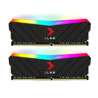 PNY XLR8 Gaming EPIC-X RGB 32 GB - 2 x 16GB, DDR4 288-pin DIMM, 3200MT/s, CL16, Black color