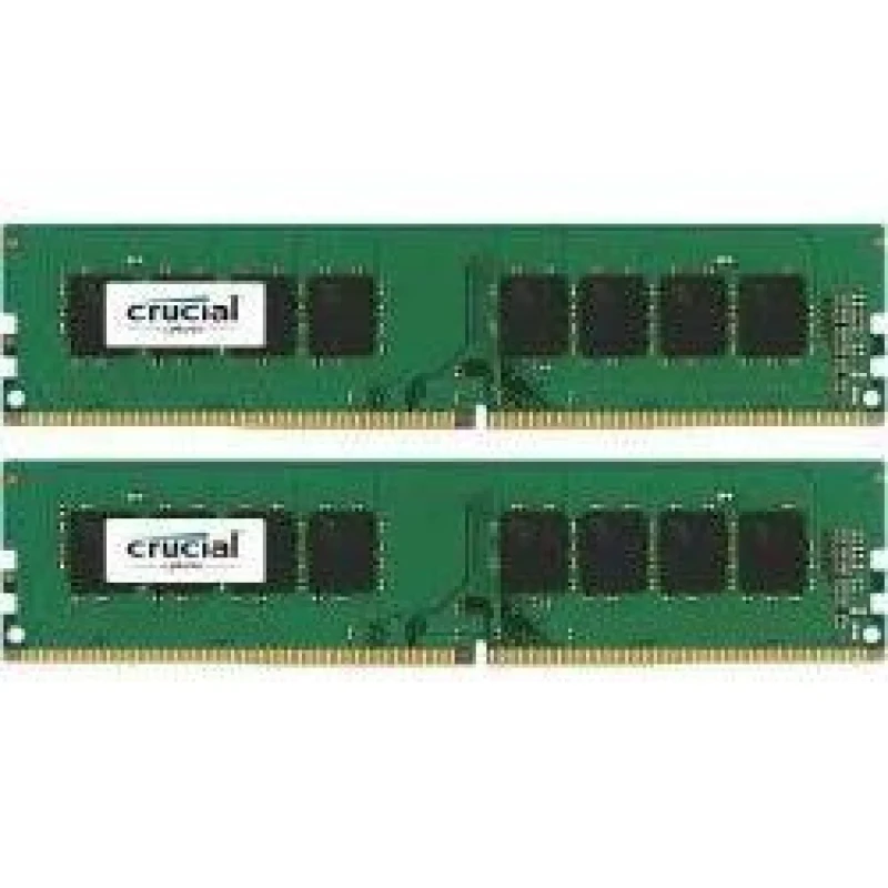 Crucial CT2K4G4DFS8213 8 GB - 2 x 4GB, DDR4 288-pin DIMM, 2133MT/s, CL15, Black / Green color - Featured Image