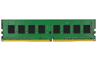 Kingston KVR21N15D8/8 8 GB - 1 x 8GB, DDR4 288-pin DIMM, 2133MT/s, CL15, Black / Green color