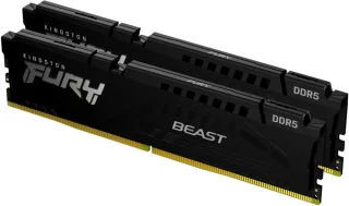 Kingston FURY Beast 32 GB - 2 x 16GB, DDR5 288-pin DIMM, 6400MT/s, CL32, Black color
