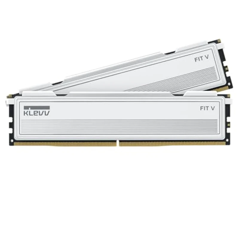 Klevv FIT V 32 GB - 2 x 16GB, DDR5 288-pin DIMM, 6000MT/s, CL32, White color - Featured Image