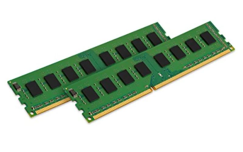 Kingston ValueRAM 16 GB - 2 x 8GB, DDR4 288-pin DIMM, 2133MT/s, CL15, Black / Green color - Featured Image