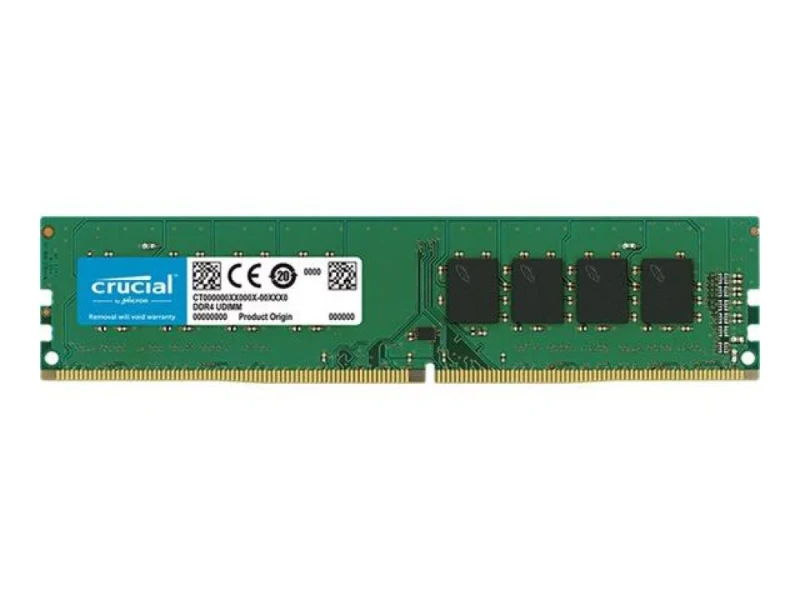 Crucial CT8G4DFS832A 8 GB - 1 x 8GB, DDR4 288-pin DIMM, 3200MT/s, CL22, Green / Black color - Featured Image