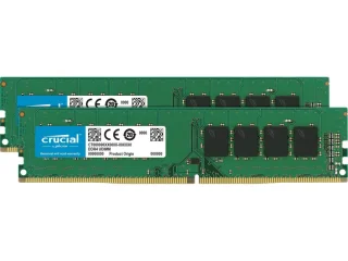 Crucial CT2K16G4DFD8266 32 GB - 2 x 16GB, DDR4 288-pin DIMM, 2666MT/s, CL19, Green / Black color