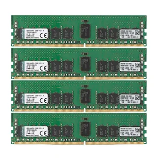 Kingston KVR21R15S4K4/32 32 GB - 4 x 8GB, DDR4 288-pin DIMM, 2133MT/s, CL15, Black / Green color