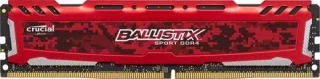 Crucial Ballistix Sport LT 4 GB - 1 x 4GB, DDR4 288-pin DIMM, 2400MT/s, CL16, Red color