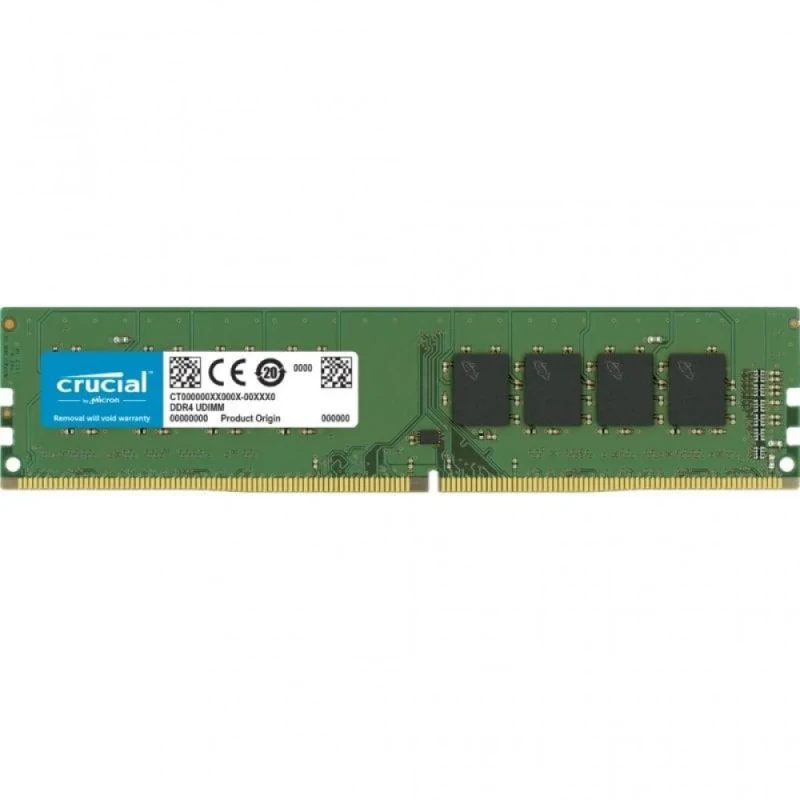 Crucial CT16G4DFRA266 16 GB - 1 x 16GB, DDR4 288-pin DIMM, 2666MT/s, CL19, Green color - Featured Image