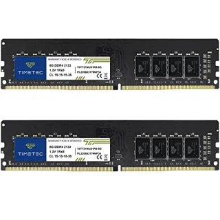 Timetec 75TT21NU 8 GB - 2 x 4GB, DDR4 288-pin DIMM, 2133MT/s, CL15, Black color