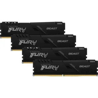 Kingston FURY Beast 32 GB - 4 x 8GB, DDR4 288-pin DIMM, 3600MT/s, CL18, Black color