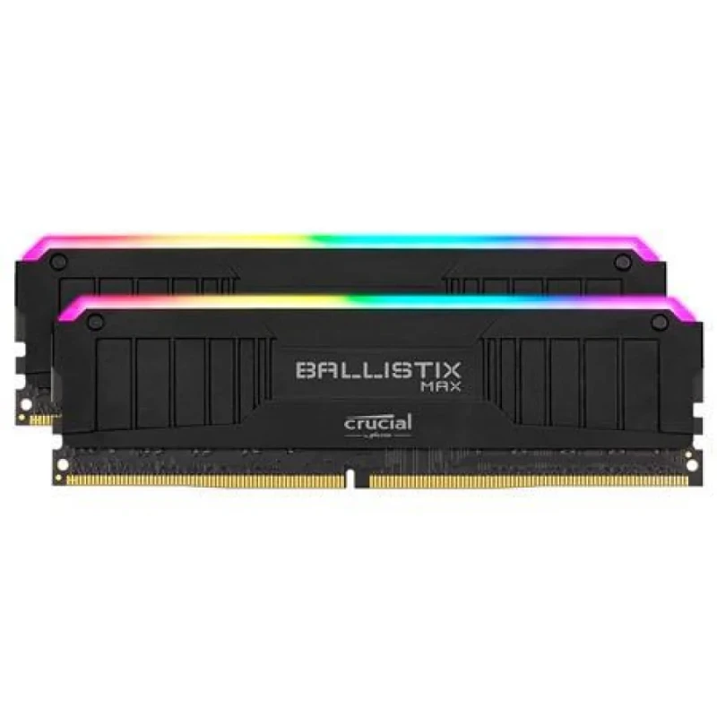 Crucial Ballistix MAX RGB 16 GB - 2 x 8GB, DDR4 288-pin DIMM, 4000MT/s, CL18, Black color - Featured Image