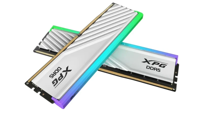 ADATA XPG Lancer Blade RGB 32 GB - 2 x 16GB, DDR5 288-pin DIMM, 6000MT/s, CL48, White color - Featured Image