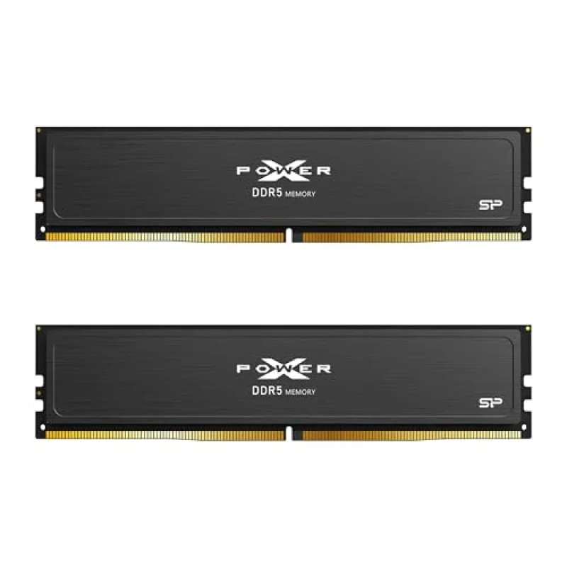Silicon Power XPOWER Pulse Gaming 64 GB - 2 x 32GB, DDR5 288-pin DIMM, 6000MT/s, CL38, Black color - Featured Image