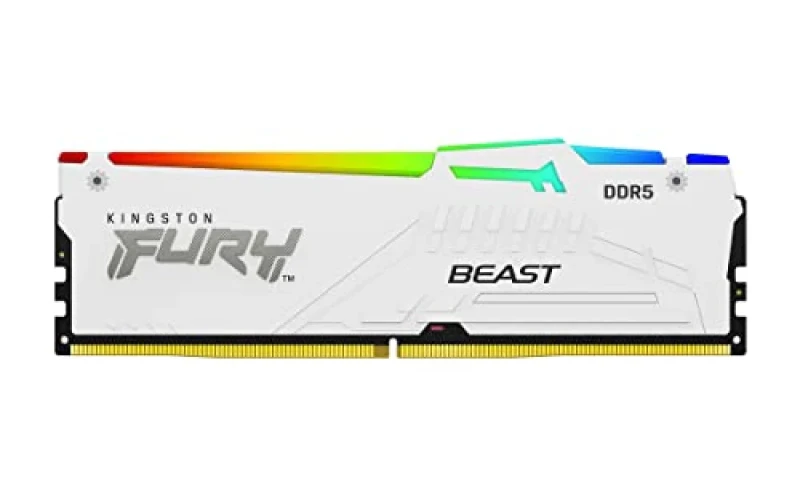 Kingston FURY 16 GB - 1 x 16GB, DDR5 288-pin DIMM, 5200MT/s, CL40, White color - Featured Image