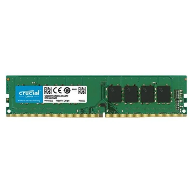 Crucial CT16G4XFD8266 16 GB - 1 x 16GB, DDR4 288-pin DIMM, 2666MT/s, CL19, Green / Black color - Featured Image