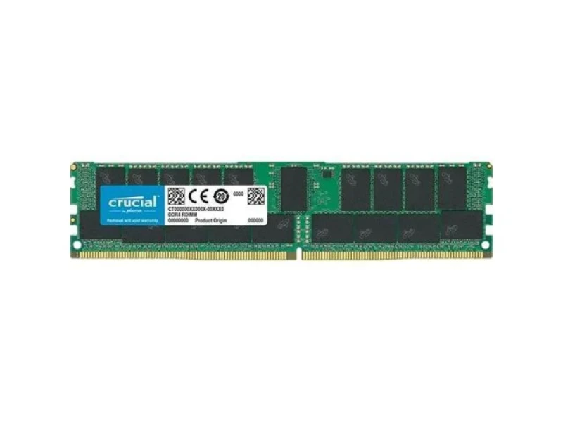 Crucial CT32G4RFD4266 32 GB - 1 x 32GB, DDR4 288-pin DIMM, 2666MT/s, CL19, Green / Black color - Featured Image