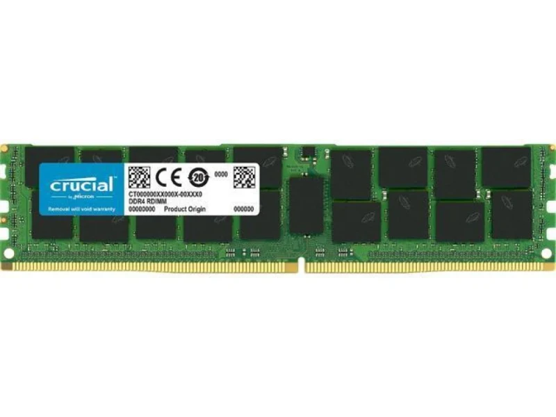 Crucial CT16G4RFD4266 16 GB - 1 x 16GB, DDR4 288-pin DIMM, 2666MT/s, CL19, Green / Black color - Featured Image