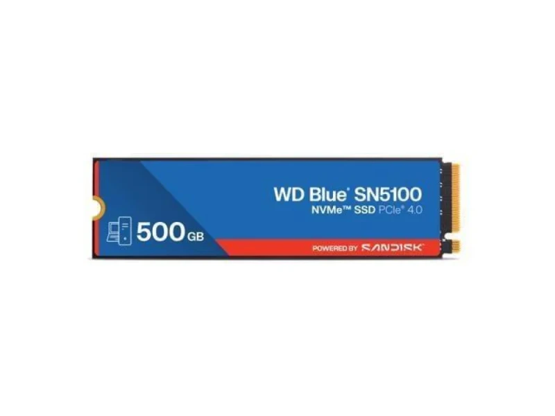 SanDisk WD Blue SN5100 - 500 GB SSD, M.2 PCIe 4.0 X4, M.2-2280 - Featured Image