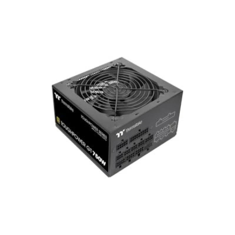 Thermaltake Toughpower GT 750W 80 PLUS Gold Fully Modular ATX 3.1 Power Supply – 750 W Single +12 V Rail, PCIe Gen 5.1 Native 12 V-2x6 & 6 +2 Pin Connectors, Smart Zero 120 mm Hydraulic Bearing Fan, Low-Profile Cables for Gaming & High-Performance PCs, Black PSU - Featured Image